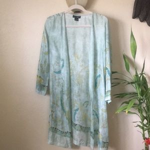 Mid size duster silk